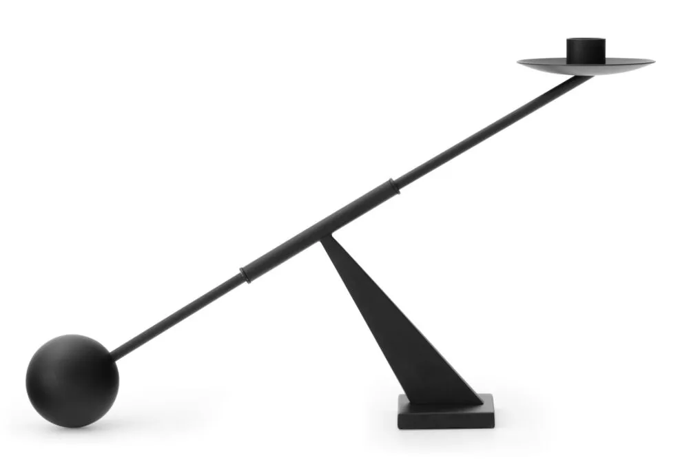 Aanbieding Audo Copenhagen Interconnect kandelaar - small-Black