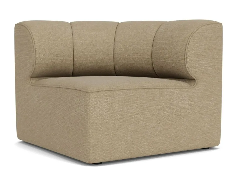 Audo Copenhagen Eave Seamline Modular 86 Concave hoekelement-Audo Bouclé 02-Rechts Gereduceerde Prijs