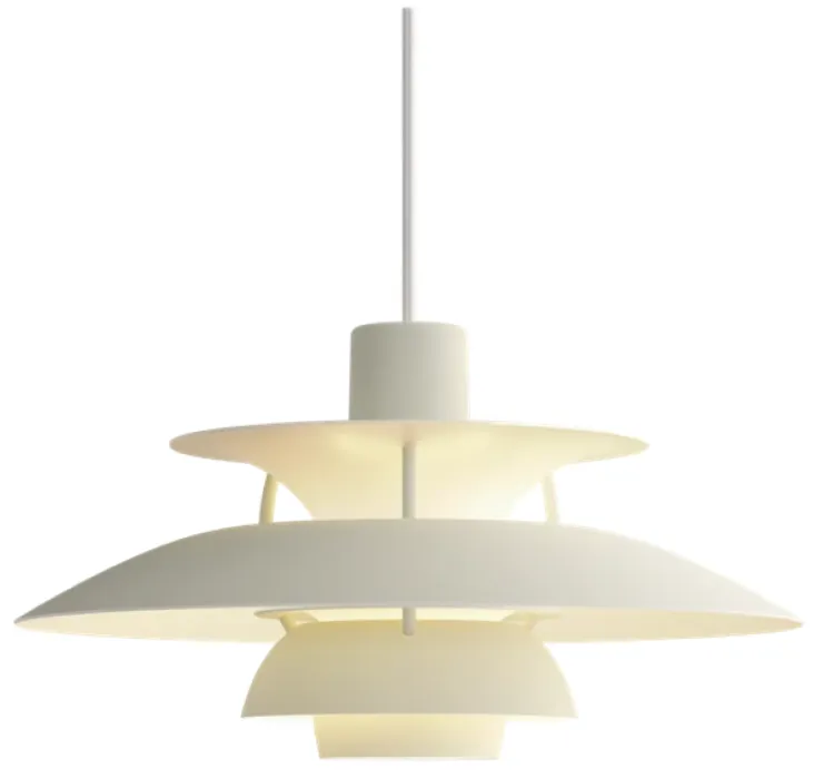 Louis Poulsen PH 5 hanglamp mini-Pale Pewter Finale Uitverkoop
