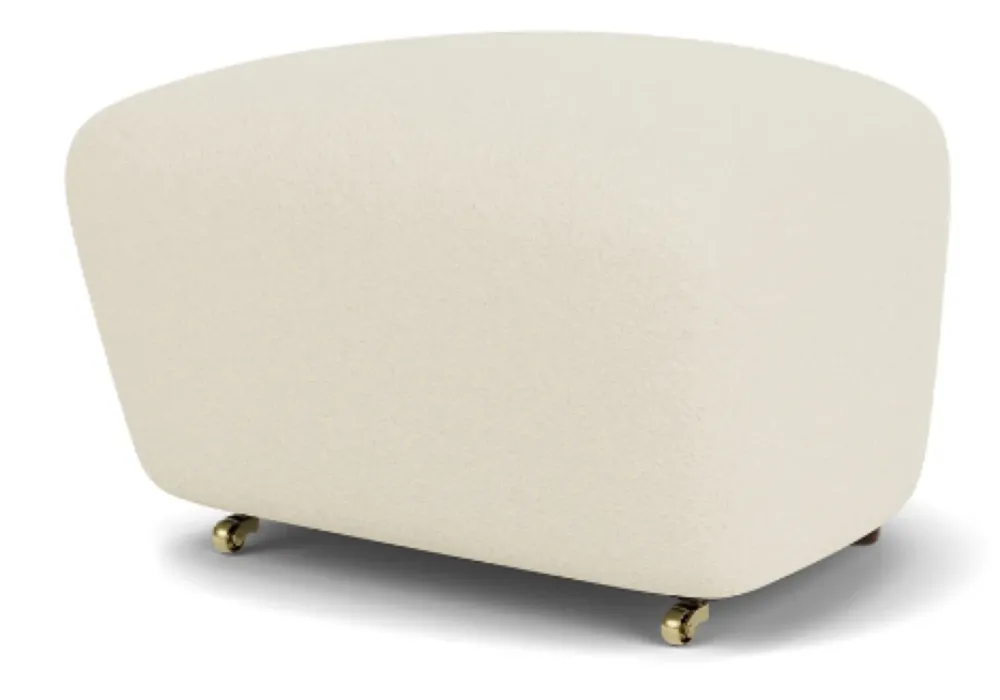 Flitsaanbieding Audo Copenhagen The Tired Man ottoman-Baru 0200-Natural Oak