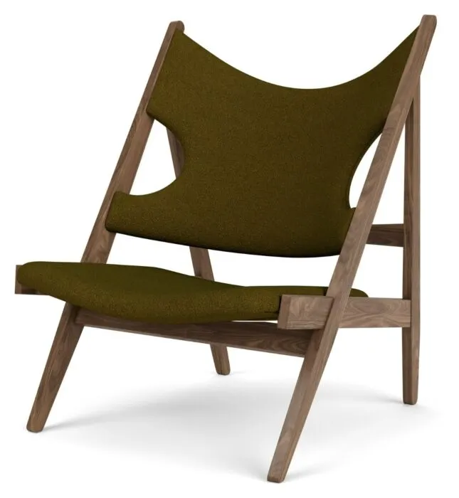 Koop Vandaag Audo Copenhagen Knitting Lounge fauteuil - Walnut-Baru 0950