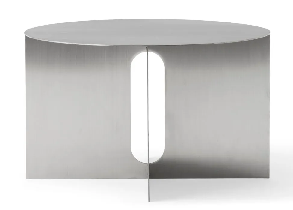Audo Copenhagen Androgyne bijzettafel - staal-Brushed Steel Express Levering