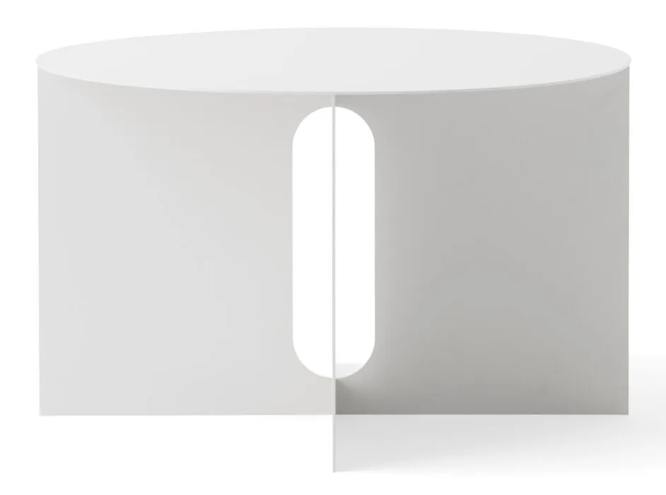 Audo Copenhagen Androgyne bijzettafel - staal-Ivory Korting