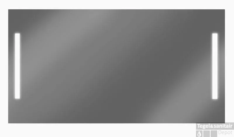 Dagaanbieding Looox M-line Spiegel 140x70 Cm.verlichting L+r En Verwarming