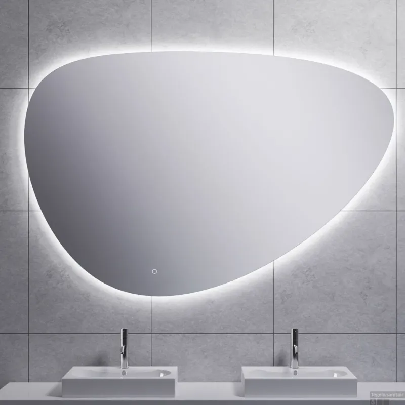 Badkamerspiegel BWS Luma Dimbare LED Verlichting Condensvrij 140x95 cm Voordeelprijs