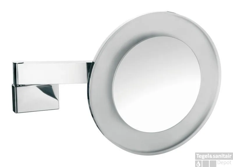 Emco Asis Scheerspiegel Rond Met Led Verlichting X5 Chroom Fabrieksprijs