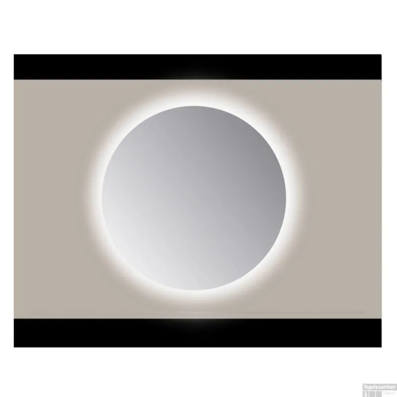 Spiegel Rond Sanicare Q 75 cm Ambi Cold White LED PP Geslepen (Met Sensor) Veilige Betaling
