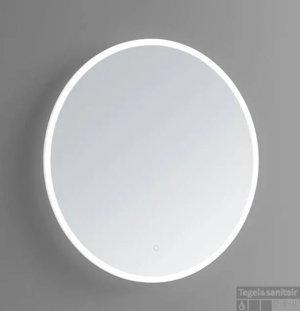 Badkamerspiegel Sanilux Rond Met LED Verlichting Dimbaar 100x3 cm Gecertificeerd