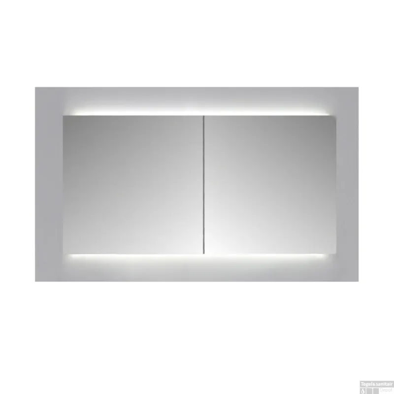 Spiegelkast Sanicare Qlassics Ambiance 70 cm 2 Deuren Antraciet Direct Beschikbaar