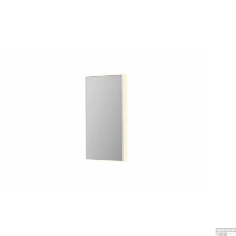 Nu Kopen Spiegel INK SP32 50x4x100 cm Incl. Indirect LED-Verlichting Rondom en Spiegelverwarming Mat Wit