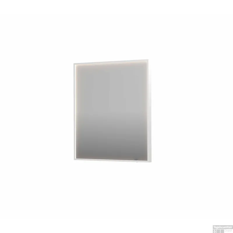 Rechtstreeks Van De Fabrikant Spiegel INK SP19 70x4x80 cm incl. direct LED-Verlichting Rondom en Spiegelverwarming Mat Wit