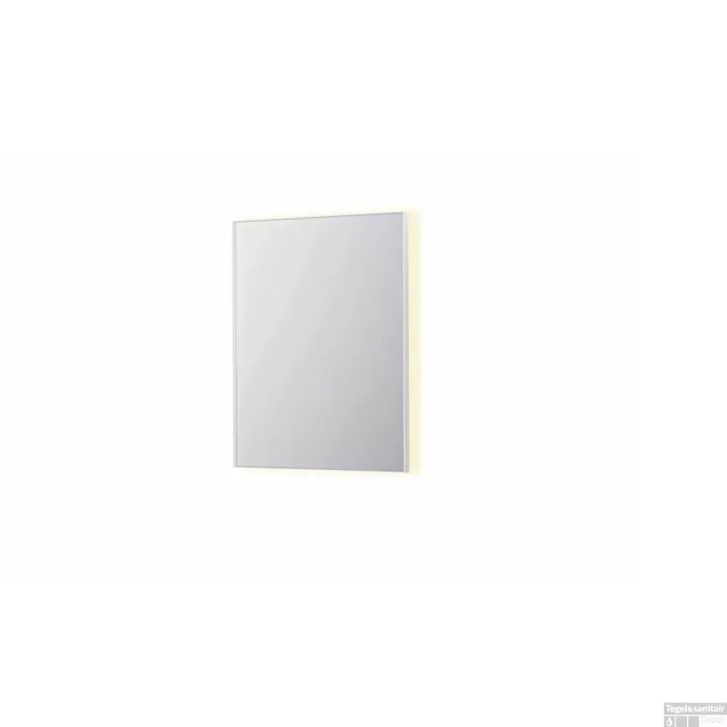 Fabrieksprijs Spiegel INK SP32 60x4x80 cm Incl. Indirect LED-Verlichting Rondom en Spiegelverwarming Mat Wit