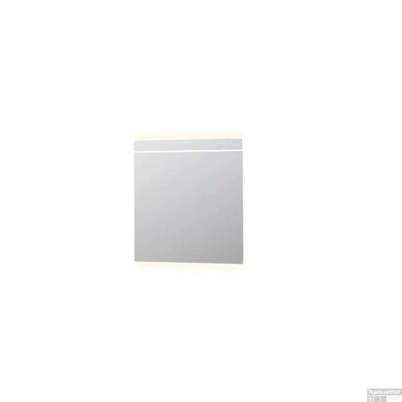Hete Deal Spiegel INK SP6 80x4x80 cm Met Spiegelverwarming Aluminium Kader