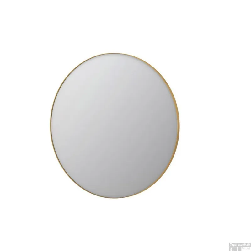 INK SP15 Spiegel Rond Mat Goud Aluminium Kader 120 x 3,5 cm Betrouwbaar