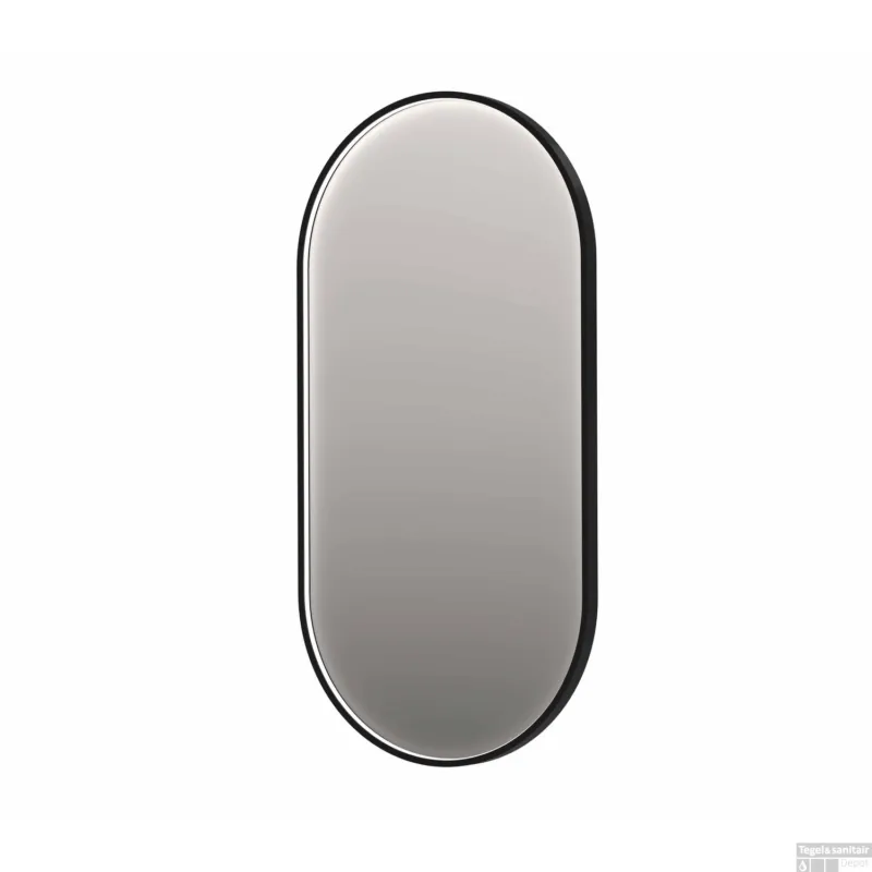 Betaalbaar Spiegel INK SP21 120x4x60 cm Geborsteld Metal Black