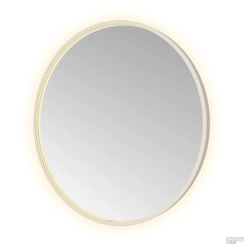 Meest Verkocht Spiegel Hotbath &MORE 80x80 cm LED-Verlichting Spiegelverwarming Rond RVS