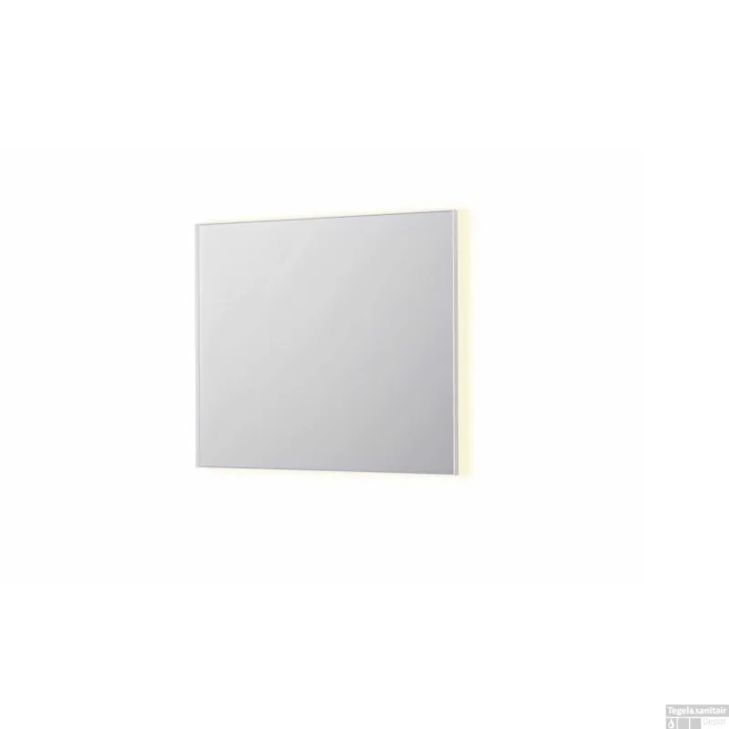 Seizoensaanbieding Spiegel INK SP32 90x4x80 cm Incl. Indirect LED-Verlichting Rondom en Spiegelverwarming Mat Wit
