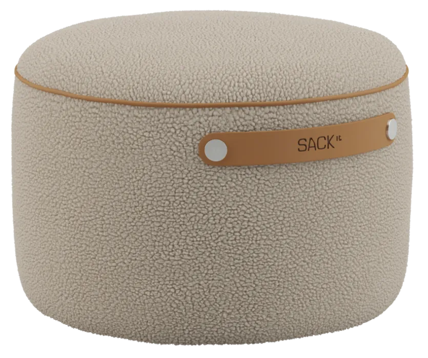 Sackit Indoor poef-Teddy Beige Direct Verzonden