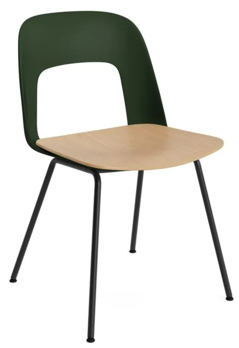 HAY Layout 112 stoel-Bottle Green - Oak Koopje