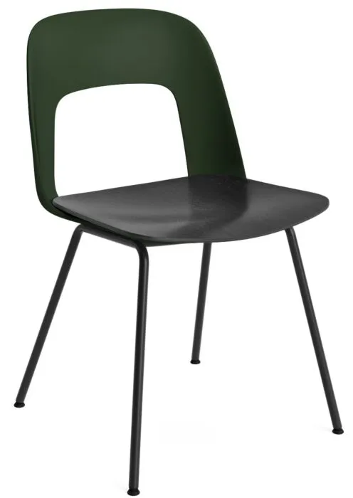 HAY Layout 112 stoel-Bottle Green - Black Oak Laatste Kans