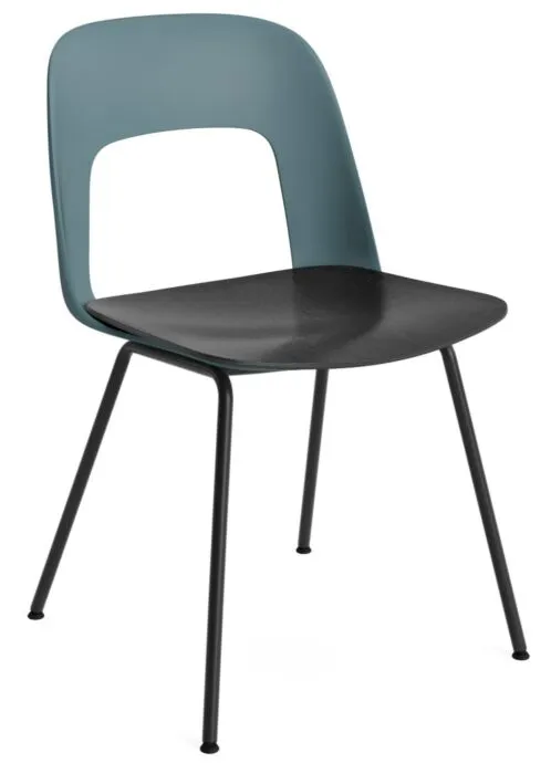 Korting HAY Layout 112 stoel-Ocean - Black Oak