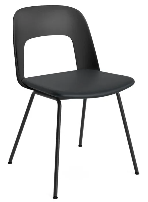 Bestel Nu HAY Layout 113 stoel-Black - Steelcut Trio 195