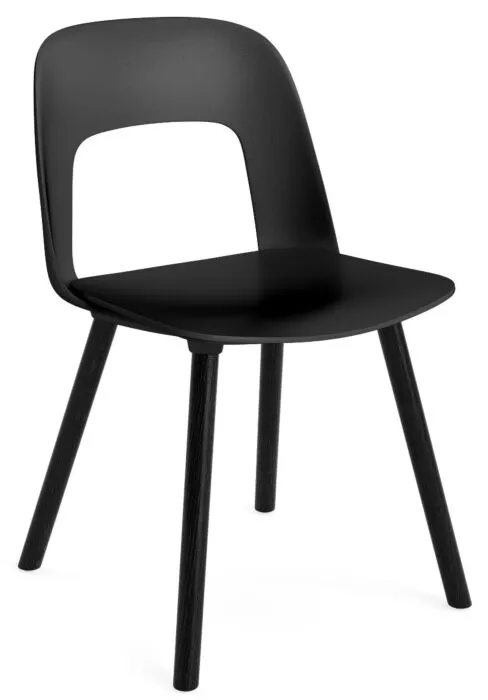 HAY Layout 121 stoel - Zwart onderstel-Black Alleen Vandaag