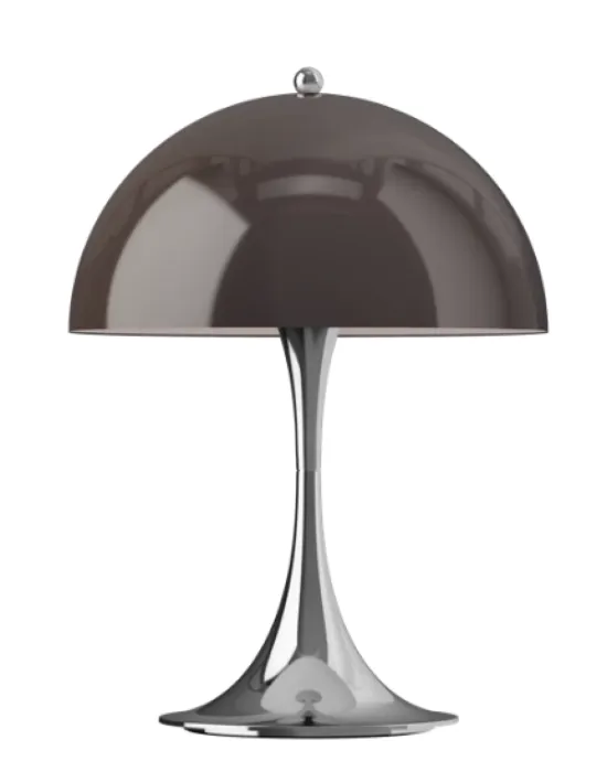 Louis Poulsen Panthella 250 Portable tafellamp-Chrome Brown Koopje