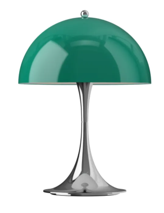 Must-Have Louis Poulsen Panthella 250 Portable tafellamp-Chrome Green