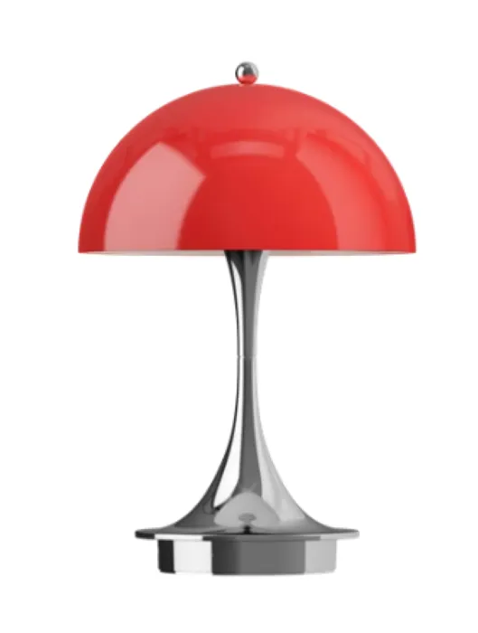 Louis Poulsen Panthella Portable 160 V3 tafellamp-Chrome Red Lage Prijs