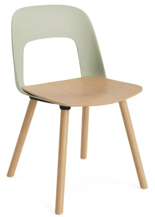 HAY Layout 122 stoel - Eiken onderstel-Pastel green Hete Deal
