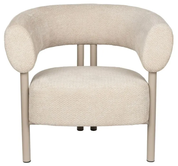 Uitverkoop Zuiver Heels loungestoel-Beige