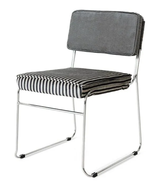 Laatste Versie HKliving Endless stoel-Monochrome stripe