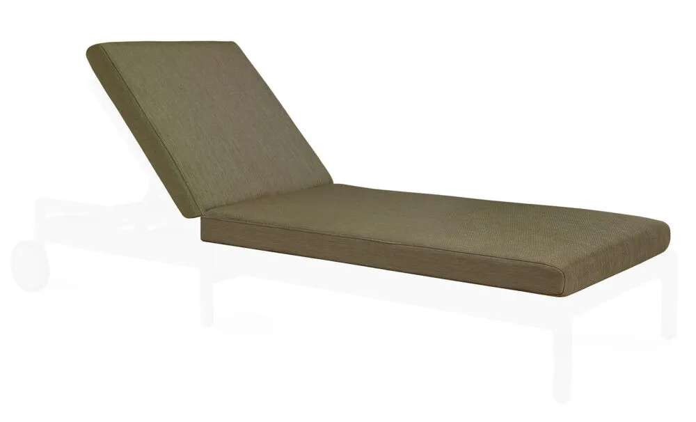 Ethnicraft Jack outdoor dik kussen voor verstelbaar ligbed-Green Weekendaanbieding
