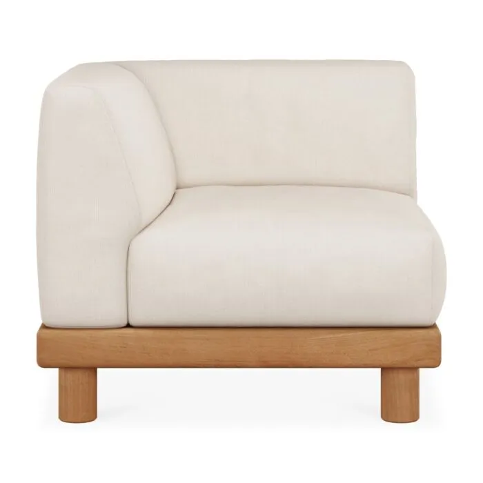 Uitverkoop Ethnicraft Monocle outdoor modulaire bank-Zitbank met R-arm