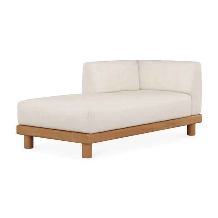 Ethnicraft Monocle outdoor modulaire bank-Loungebed met R-arm Premium