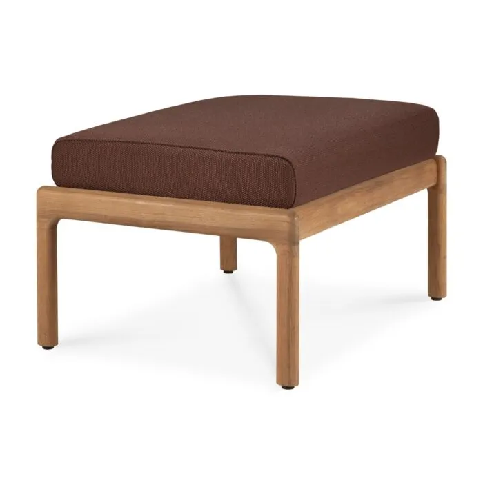 Laatste Versie Ethnicraft Teak Jack outdoor voetenbank-Burgundy
