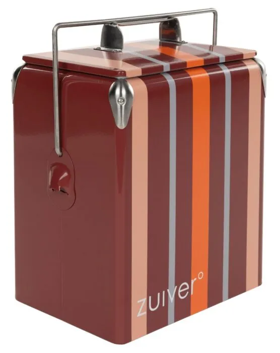 Beste Prijs Zuiver Cooler be Wine box-Burgundy Stripes