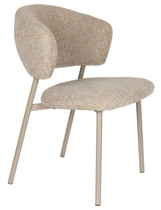 vanHarte Jasmine stoel-Light Multicolour Korting