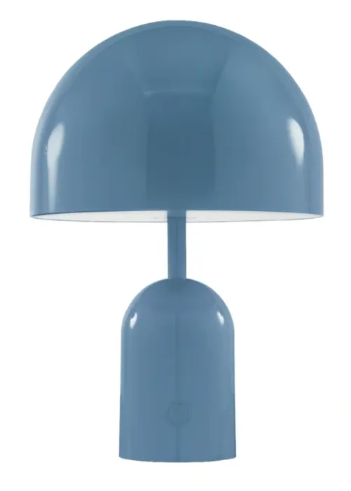 Beperkt Aanbod Tom Dixon Bell oplaadbare LED tafellamp-Baby Blue