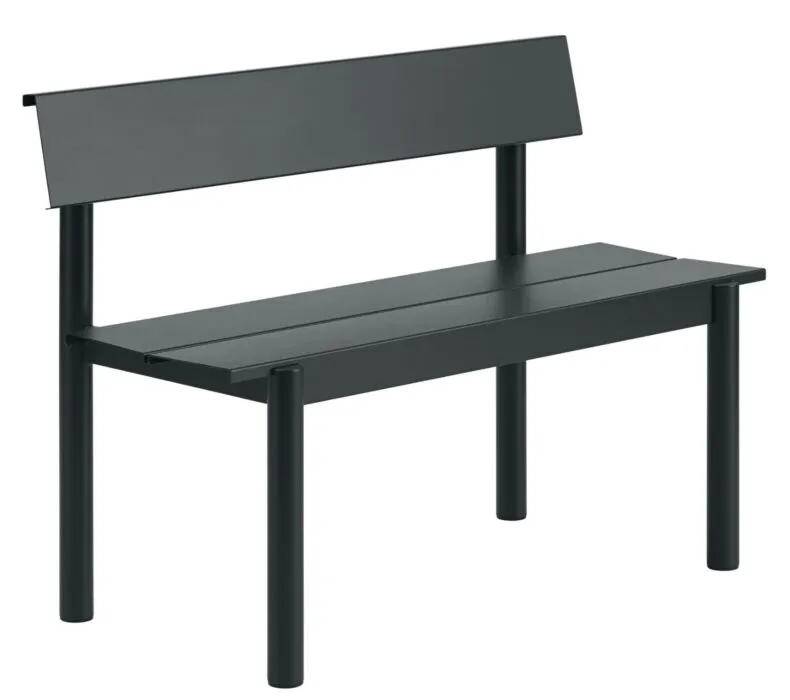 Meest Verkocht Muuto Linear bank 110 cm-Black