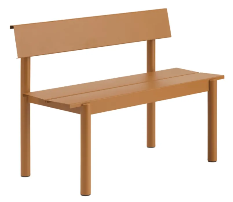 Muuto Linear bank 110 cm-Burnt orange Tijdelijk Beschikbaar