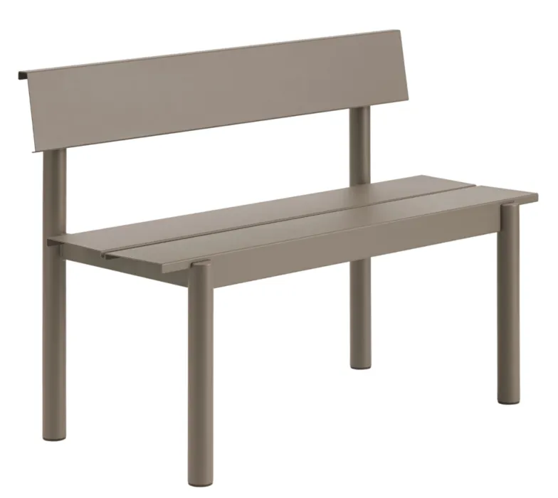 Speciale Aanbieding Muuto Linear bank 110 cm-Taupe