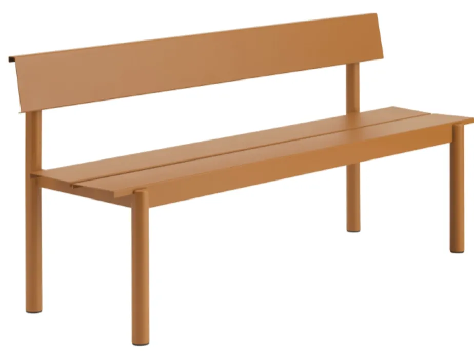 Muuto Linear bank 170 cm-Burnt orange Nu Kopen