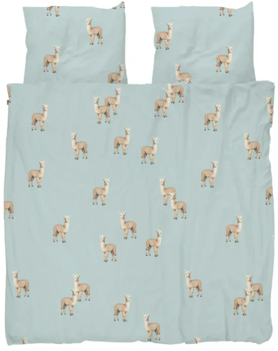 Betrouwbaar Snurk Alpaca Sky dekbedovertrek-240x200/220 cm