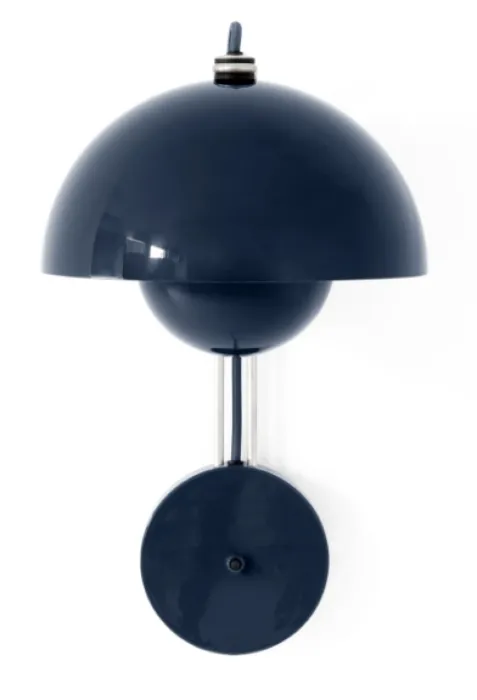 &tradition FlowerPot VP8 wandlamp-Steel blue Hoge Kwaliteit