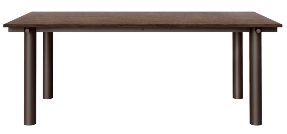 Ferm Living Atura eettafel-Dark Chocolate/Dark Stained Oak-200x90 cm Op = Op