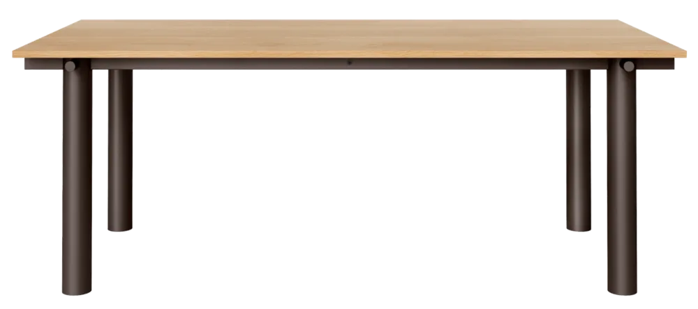 Ferm Living Atura eettafel-Dark Chocolate/Natural Oak Veneer-200x90 cm Goedkoop