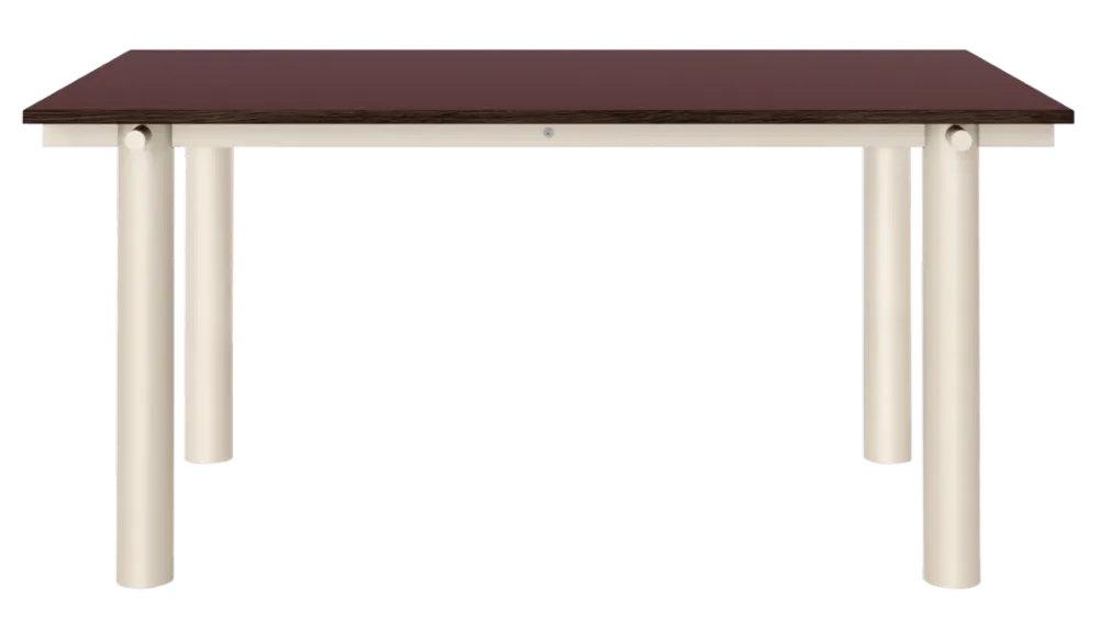 Uitverkoop Ferm Living Atura eettafel-Light Cashmere/Burgundy-160x90 cm
