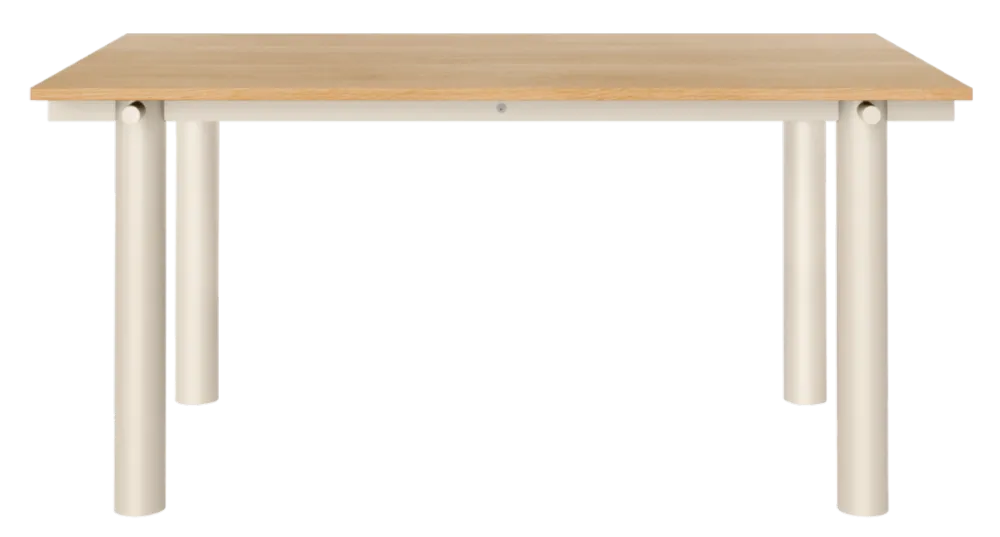 Ferm Living Atura eettafel-Light Cashmere/Natural Oak Veneer-160x90 cm Snelle Levering